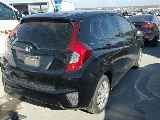JHMGK5H54GS004765 - 2016 HONDA FIT LX Чорний фото 4