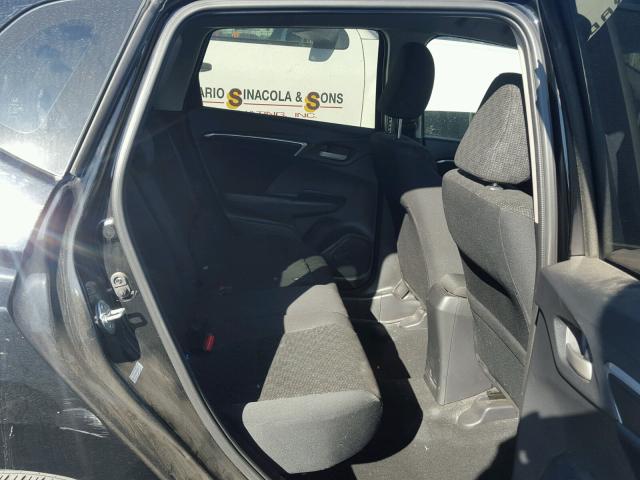 JHMGK5H54GS004765 - 2016 HONDA FIT LX Чорний фото 6