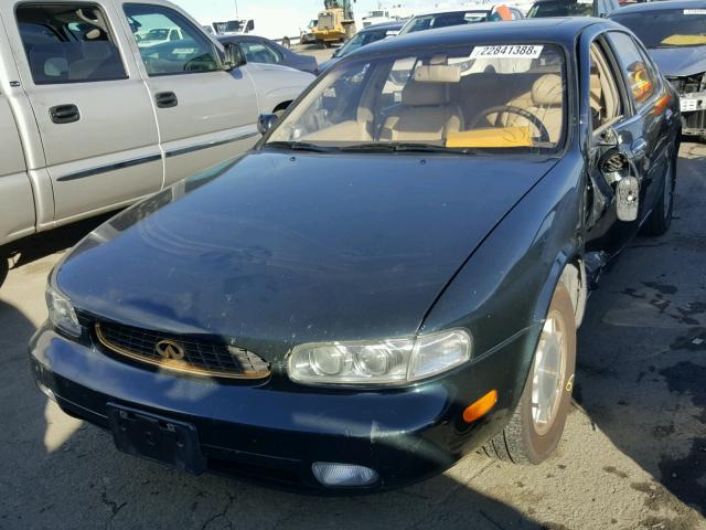 JNKAY21D7SM217615 - 1995 INFINITI J30 GREEN photo 2