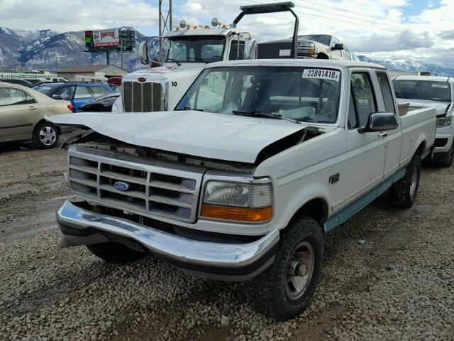 1FTEX14N9RKA77948 - 1994 FORD F150 WHITE photo 2