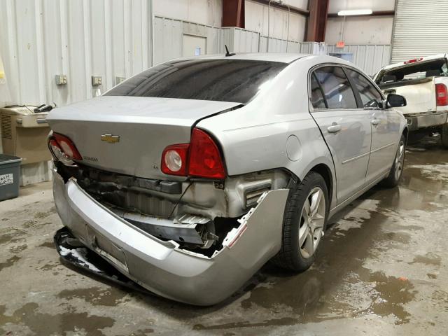 1G1ZG57B29F105360 - 2009 CHEVROLET MALIBU LS SILVER photo 4