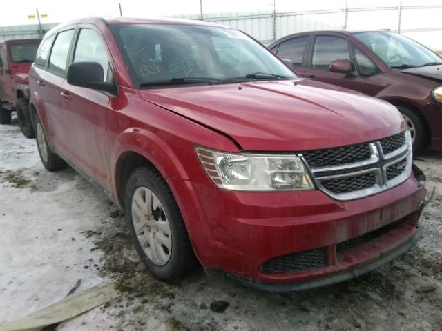 3C4PDCAB9FT551074 - 2015 DODGE JOURNEY SE RED photo 1