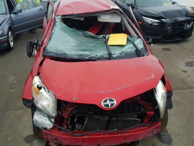 JTKKU10428J024384 - 2008 TOYOTA SCION XD RED photo 9