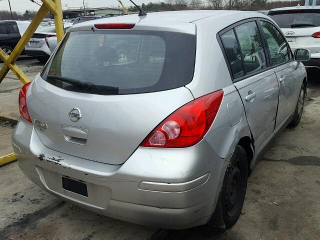 3N1BC13E79L447702 - 2009 NISSAN VERSA S SILVER photo 4