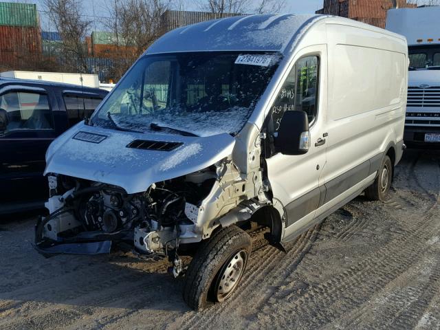 1FTYR2CM5GKB38327 - 2016 FORD TRANSIT T- SILVER photo 2