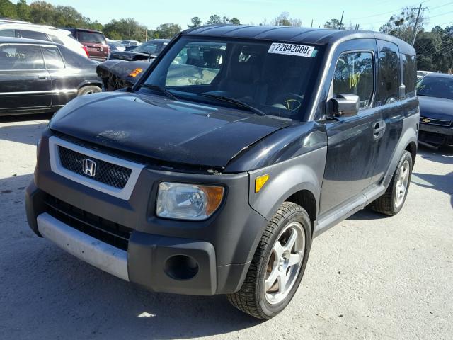 5J6YH17645L015838 - 2005 HONDA ELEMENT EX BLACK photo 2