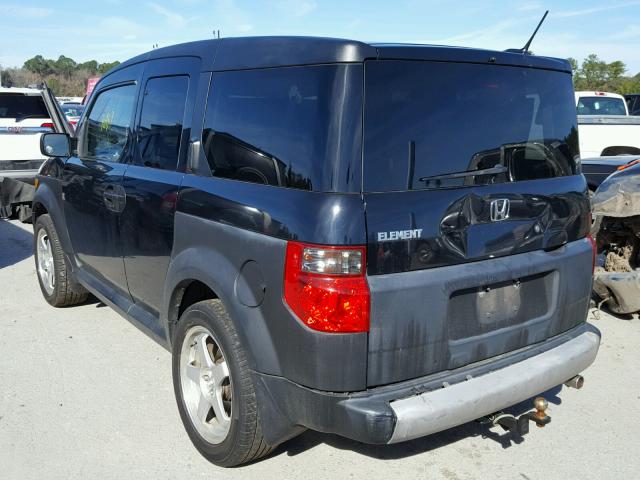 5J6YH17645L015838 - 2005 HONDA ELEMENT EX BLACK photo 3