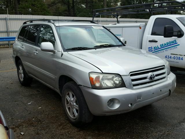 JTEGD21A750108155 - 2005 TOYOTA HIGHLANDER SILVER photo 1