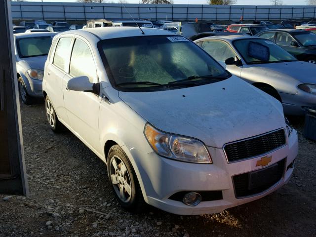 KL1TG6DEXBB145093 - 2011 CHEVROLET AVEO LT WHITE photo 1