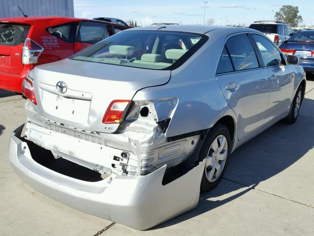 4T1BE46K67U603124 - 2007 TOYOTA CAMRY NEW SILVER photo 4