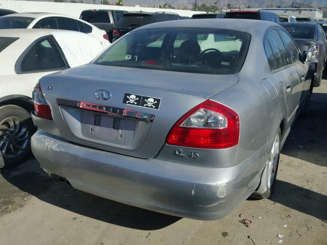 JNKBF01A13M102420 - 2003 INFINITI Q45 GRAY photo 4