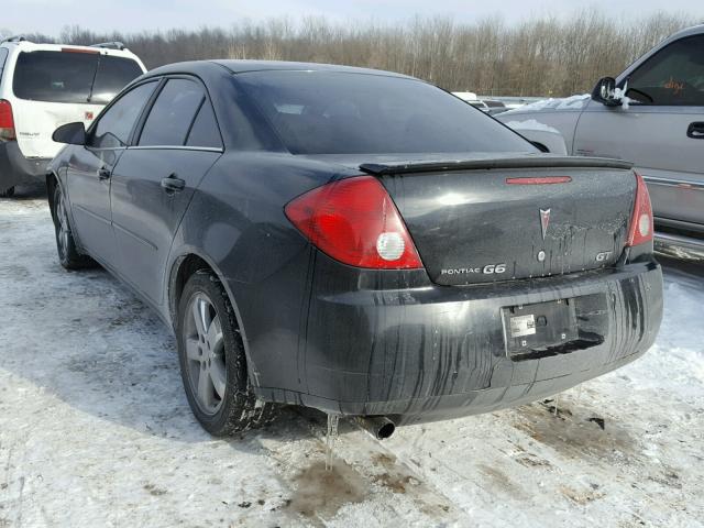 1G2ZH558764176285 - 2006 PONTIAC G6 GT BLACK photo 3