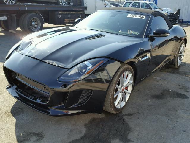 SAJWA6FU4F8K18815 - 2015 JAGUAR F-TYPE S BLACK photo 2