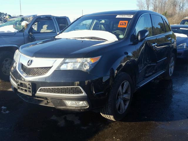 2HNYD2H62BH529955 - 2011 ACURA MDX TECHNO BLACK photo 2