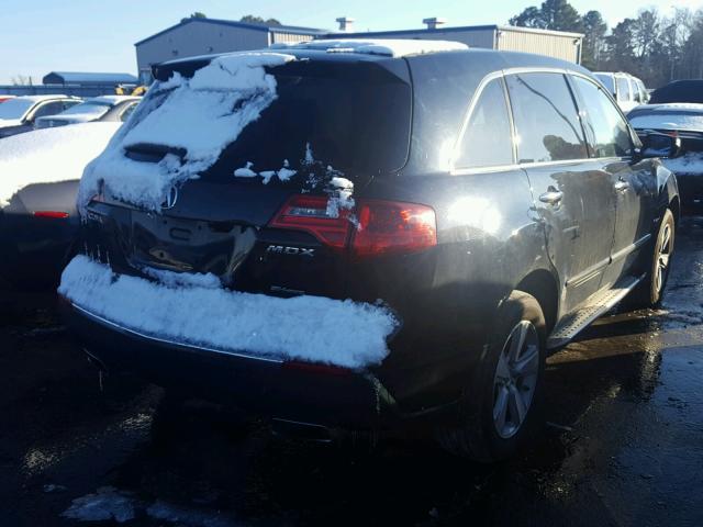 2HNYD2H62BH529955 - 2011 ACURA MDX TECHNO BLACK photo 4