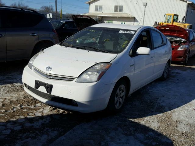 JTDKB20U987747925 - 2008 TOYOTA PRIUS WHITE photo 2