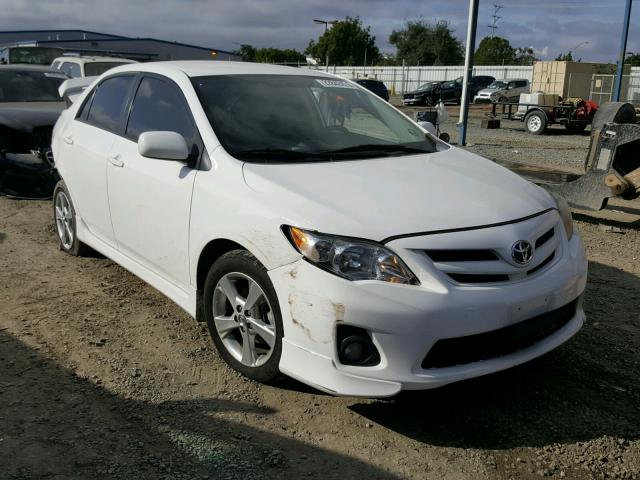 5YFBU4EE2CP025968 - 2012 TOYOTA COROLLA BA WHITE photo 1