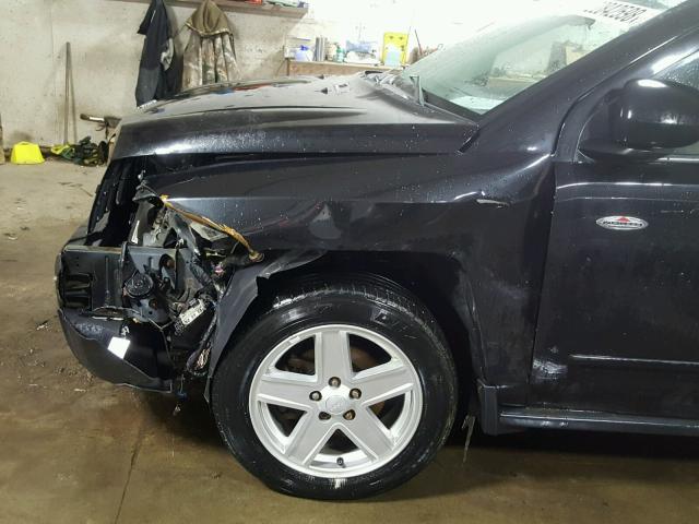 1J4FT47B19D242926 - 2009 JEEP COMPASS SP BLACK photo 9