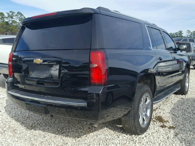 1GNSCJKC3GR476141 - 2016 CHEVROLET SUBURBAN C BLACK photo 4