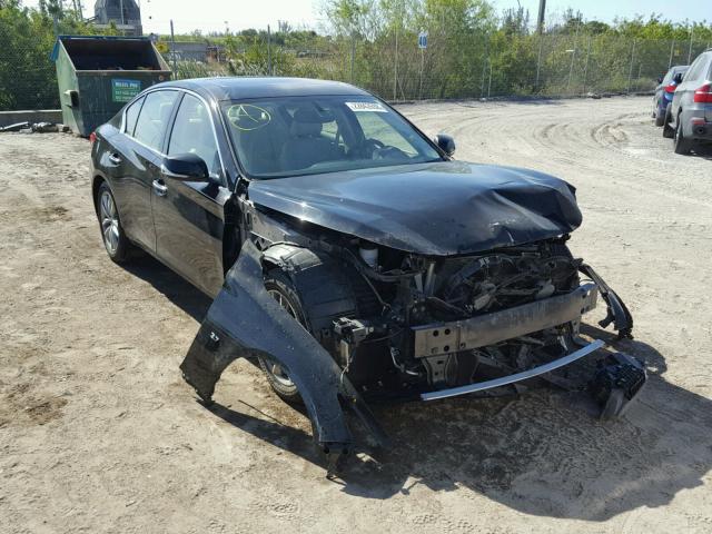 JN1BV7AP1EM688480 - 2014 INFINITI Q50 BASE Чорний фото 1