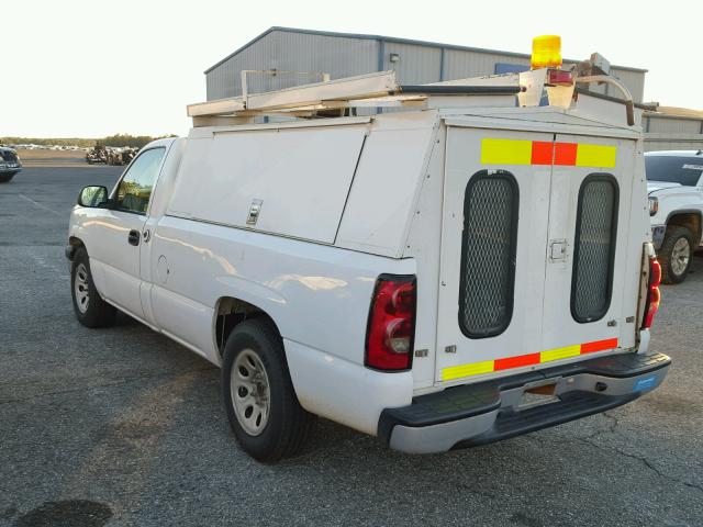 3GCEC14X36G252047 - 2006 CHEVROLET SILVERADO WHITE photo 3