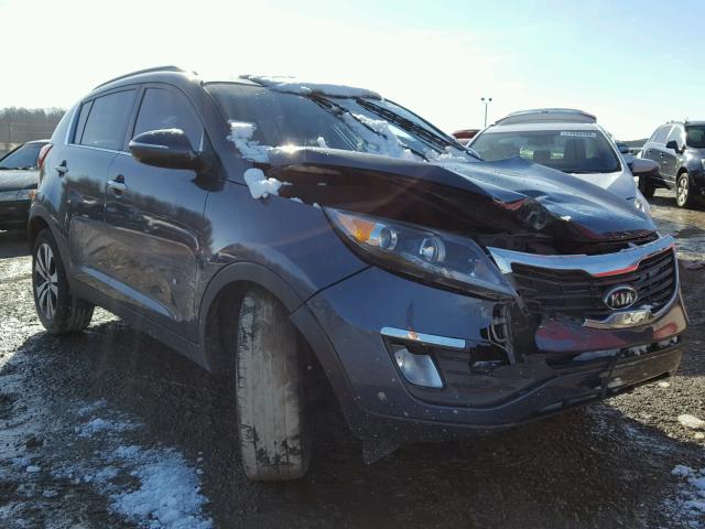 KNDPC3A21B7079292 - 2011 KIA SPORTAGE E BLUE photo 1