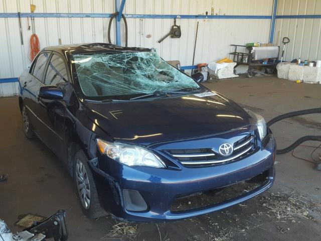 5YFBU4EE8DP089305 - 2013 TOYOTA COROLLA BA BLUE photo 1