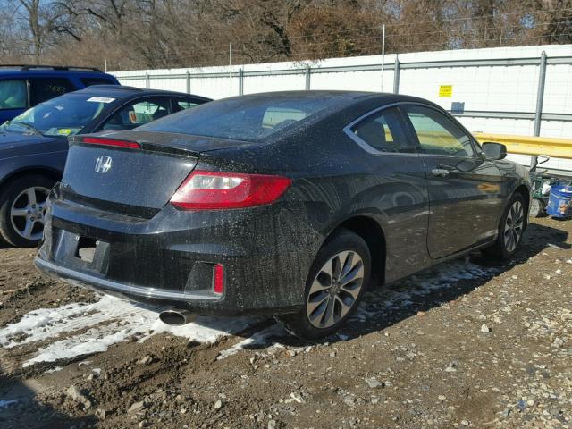 1HGCT1B74EA000459 - 2014 HONDA ACCORD EX BLACK photo 4