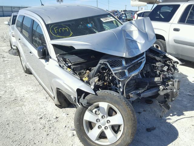 3C4PDCAB6DT567486 - 2013 DODGE JOURNEY SE SILVER photo 1