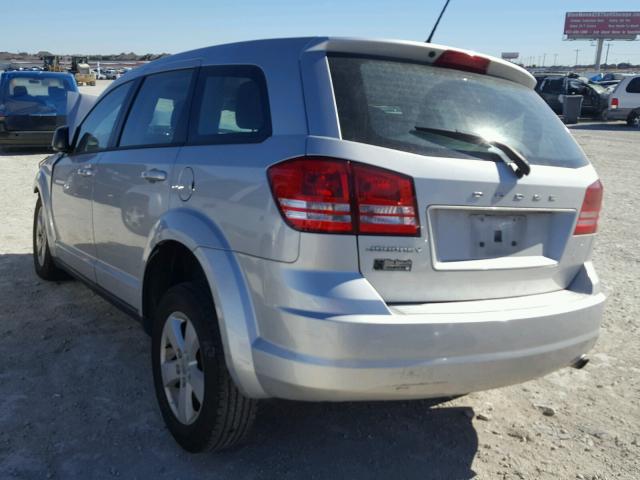 3C4PDCAB6DT567486 - 2013 DODGE JOURNEY SE SILVER photo 3