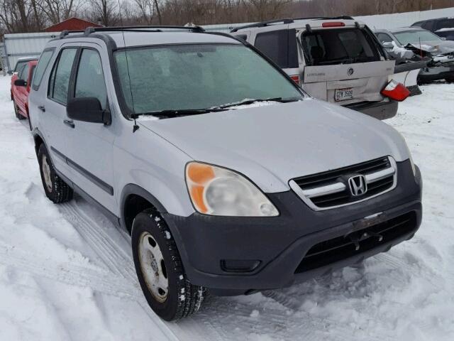 JHLRD78474C019678 - 2004 HONDA CR-V LX SILVER photo 1