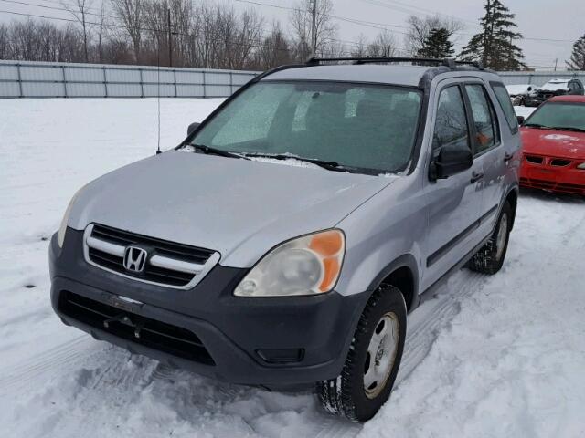 JHLRD78474C019678 - 2004 HONDA CR-V LX SILVER photo 2