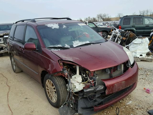 5TDZK22C48S128495 - 2008 TOYOTA SIENNA XLE BURGUNDY photo 9