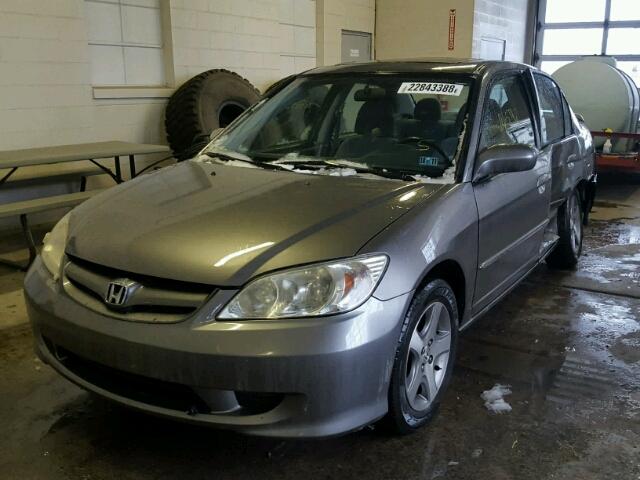 2HGES26765H543809 - 2005 HONDA CIVIC EX 灰色 照片 2