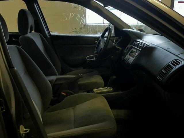 2HGES26765H543809 - 2005 HONDA CIVIC EX 灰色 照片 5