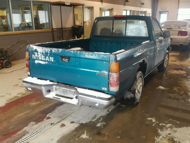 1N6SD11S1TC327610 - 1996 NISSAN TRUCK BASE GREEN photo 4