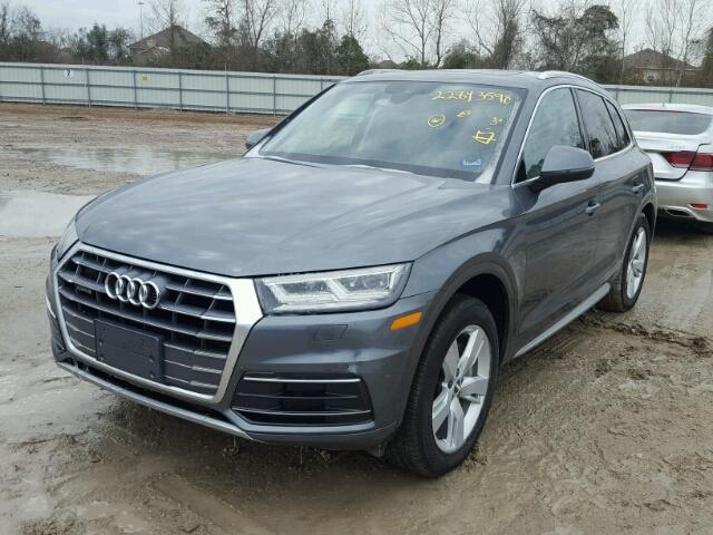 WA1BNAFY4J2023763 - 2018 AUDI Q5 PREMIUM GRAY photo 2