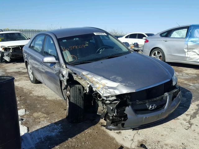 5NPET46C28H399059 - 2008 HYUNDAI SONATA GLS SILVER photo 1