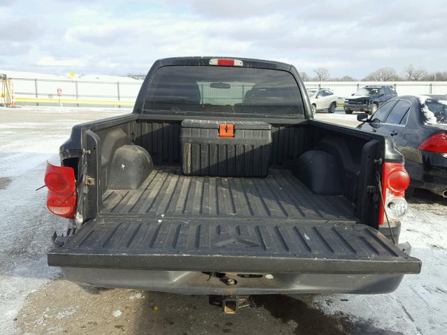 1D7HE28KX7S218392 - 2007 DODGE DAKOTA QUA BLACK photo 6