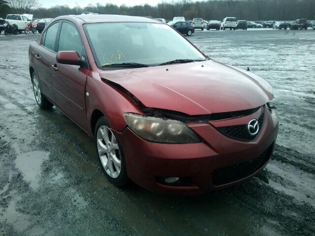 JM1BK32G881134288 - 2008 MAZDA 3 I RED photo 1