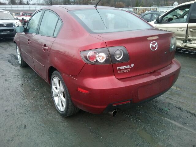 JM1BK32G881134288 - 2008 MAZDA 3 I RED photo 3