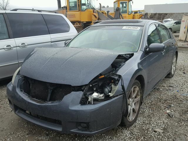 1N4BA41E08C826371 - 2008 NISSAN MAXIMA SE GRAY photo 2