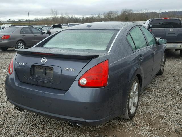 1N4BA41E08C826371 - 2008 NISSAN MAXIMA SE GRAY photo 4