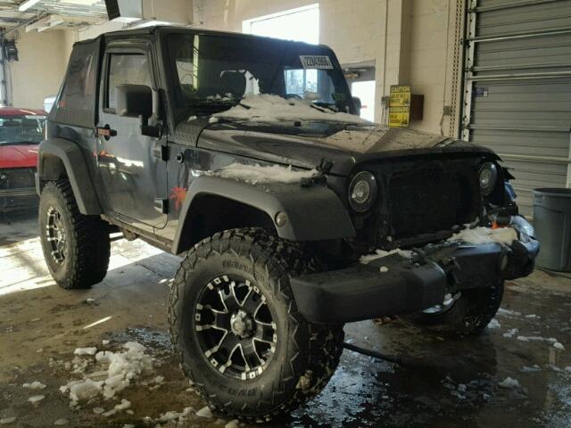 1C4AJWAG4CL285367 - 2012 JEEP WRANGLER S BLACK photo 1