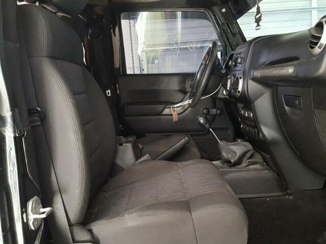 1C4AJWAG4CL285367 - 2012 JEEP WRANGLER S BLACK photo 5