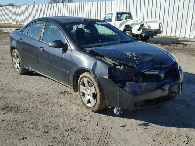 1G2ZG57B584303095 - 2008 PONTIAC G6 BASE BLACK photo 1