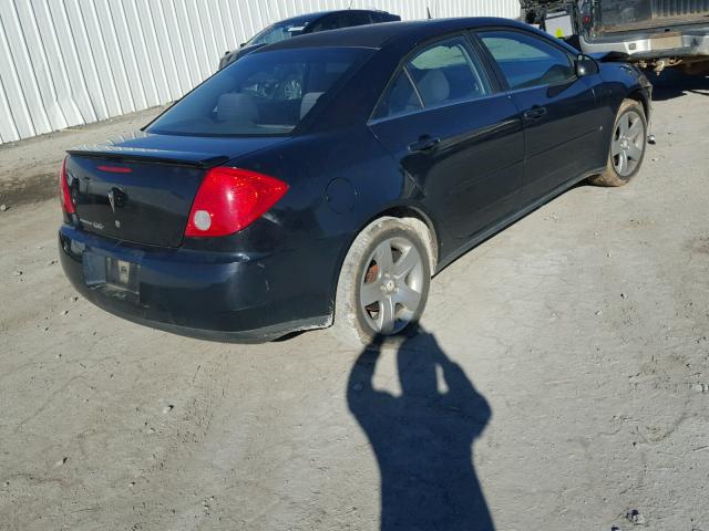 1G2ZG57B584303095 - 2008 PONTIAC G6 BASE BLACK photo 4