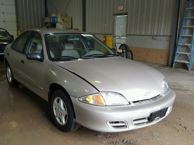 1G1JC5241Y7166368 - 2000 CHEVROLET CAVALIER TAN photo 1