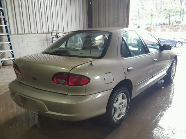 1G1JC5241Y7166368 - 2000 CHEVROLET CAVALIER TAN photo 4