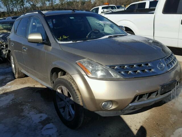 JN8AZ08T27W511262 - 2007 NISSAN MURANO SL GOLD photo 1